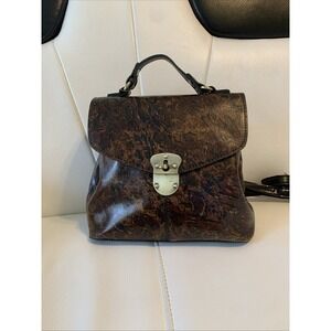 Patricia Nash Sinclair Leather Convertible Backpack Details swear on the straps